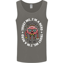Trust Me I'm a Nerd Geek Graduate Brainy Mens Vest Tank Top Charcoal