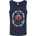 Trust Me I'm a Nerd Geek Graduate Brainy Mens Vest Tank Top Navy Blue