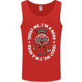 Trust Me I'm a Nerd Geek Graduate Brainy Mens Vest Tank Top Red