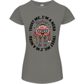 Trust Me I'm a Nerd Geek Graduate Brainy Womens Petite Cut T-Shirt Charcoal