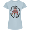 Trust Me I'm a Nerd Geek Graduate Brainy Womens Petite Cut T-Shirt Light Blue