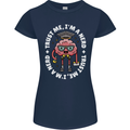 Trust Me I'm a Nerd Geek Graduate Brainy Womens Petite Cut T-Shirt Navy Blue