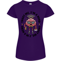 Trust Me I'm a Nerd Geek Graduate Brainy Womens Petite Cut T-Shirt Purple