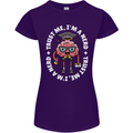 Trust Me I'm a Nerd Geek Graduate Brainy Womens Petite Cut T-Shirt Purple