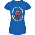 Trust Me I'm a Nerd Geek Graduate Brainy Womens Petite Cut T-Shirt Royal Blue