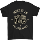 Trust Me I'm a Photographer Photography Mens T-Shirt Cotton Gildan Black