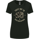 Trust Me I'm a Photographer Photography Womens Wider Cut T-Shirt Black