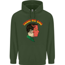 Trust No One Devil Demon 2 Faced Satan Childrens Kids Hoodie Forest Green