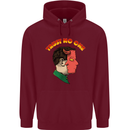 Trust No One Devil Demon 2 Faced Satan Childrens Kids Hoodie Maroon