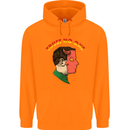 Trust No One Devil Demon 2 Faced Satan Childrens Kids Hoodie Orange