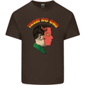 Trust No One Devil Demon 2 Faced Satan Kids T-Shirt Childrens Chocolate