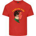 Trust No One Devil Demon 2 Faced Satan Kids T-Shirt Childrens Red