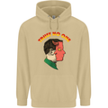 Trust No One Devil Demon 2 Faced Satan Mens 80% Cotton Hoodie Sand