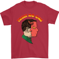 Trust No One Devil Demon 2 Faced Satan Mens T-Shirt Cotton Gildan Red