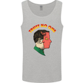 Trust No One Devil Demon 2 Faced Satan Mens Vest Tank Top Sports Grey
