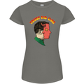 Trust No One Devil Demon 2 Faced Satan Womens Petite Cut T-Shirt Charcoal