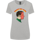 Trust No One Devil Demon 2 Faced Satan Womens Wider Cut T-Shirt Sports Grey