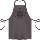 Truth is Guided By a Morale Compass Cotton Apron 100% Organic Dark Grey