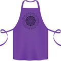 Truth is Guided By a Morale Compass Cotton Apron 100% Organic Purple