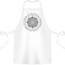 Truth is Guided By a Morale Compass Cotton Apron 100% Organic White