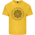 Truth is Guided By a Morale Compass Mens Cotton T-Shirt Tee Top Yellow