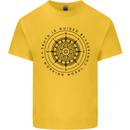 Truth is Guided By a Morale Compass Mens Cotton T-Shirt Tee Top Yellow