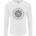 Truth is Guided By a Morale Compass Mens Long Sleeve T-Shirt White