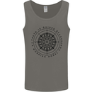 Truth is Guided By a Morale Compass Mens Vest Tank Top Charcoal