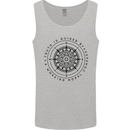 Truth is Guided By a Morale Compass Mens Vest Tank Top Sports Grey