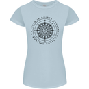 Truth is Guided By a Morale Compass Womens Petite Cut T-Shirt Light Blue