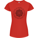 Truth is Guided By a Morale Compass Womens Petite Cut T-Shirt Red