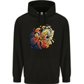 Tumpet Player Jazz Childrens Kids Hoodie Black
