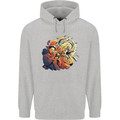 Tumpet Player Jazz Childrens Kids Hoodie Sports Grey