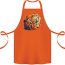 Tumpet Player Jazz Cotton Apron 100% Organic Orange