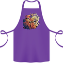 Tumpet Player Jazz Cotton Apron 100% Organic Purple