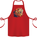 Tumpet Player Jazz Cotton Apron 100% Organic Red