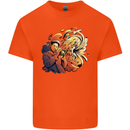 Tumpet Player Jazz Kids T-Shirt Childrens Orange
