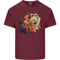 Tumpet Player Jazz Mens Cotton T-Shirt Tee Top Maroon