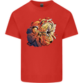 Tumpet Player Jazz Mens Cotton T-Shirt Tee Top Red