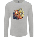 Tumpet Player Jazz Mens Long Sleeve T-Shirt Sports Grey