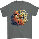 Tumpet Player Jazz Mens T-Shirt 100% Cotton Charcoal