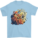 Tumpet Player Jazz Mens T-Shirt 100% Cotton Light Blue