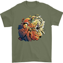 Tumpet Player Jazz Mens T-Shirt 100% Cotton Military Green