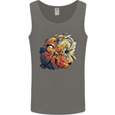 Tumpet Player Jazz Mens Vest Tank Top Charcoal