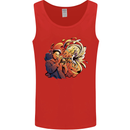 Tumpet Player Jazz Mens Vest Tank Top Red