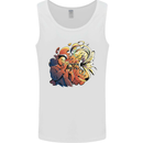Tumpet Player Jazz Mens Vest Tank Top White