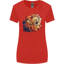 Tumpet Player Jazz Womens Wider Cut T-Shirt Red