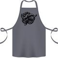 Turbo Skull Car Enthusiast Engine Drifting Cotton Apron 100% Organic Steel
