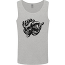 Turbo Skull Car Enthusiast Engine Drifting Mens Vest Tank Top Sports Grey