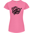 Turbo Skull Car Enthusiast Engine Drifting Womens Petite Cut T-Shirt Azalea